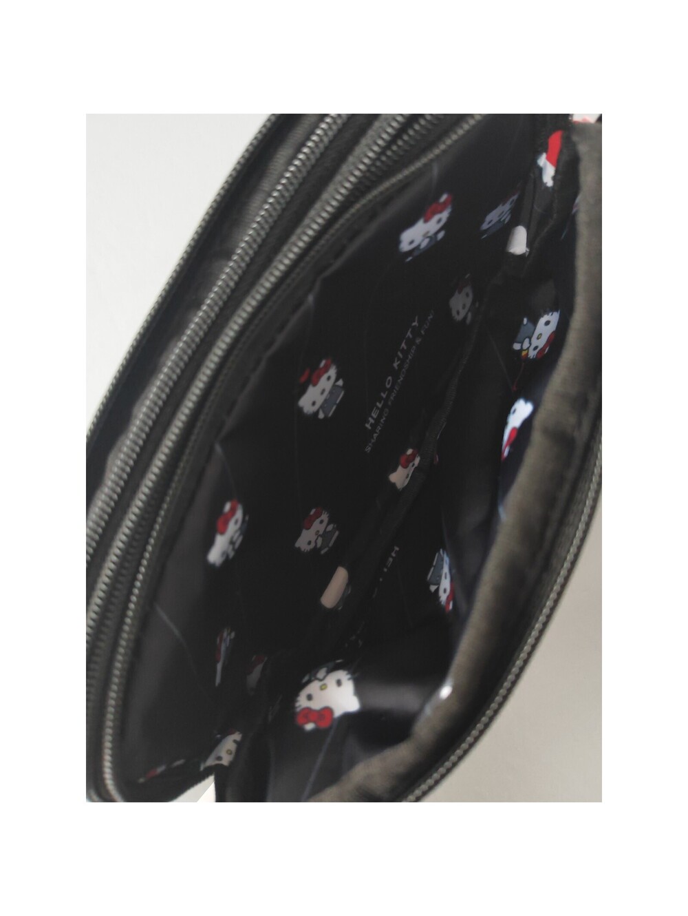 LeSportsac x Hello Kitty Black 3-Zip Wristlet Wallet NWT - Picture 9 of 9